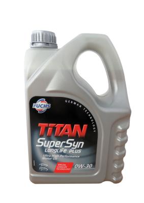 Моторное масло FUCHS Titan SuperSyn Longlife Plus SAE 0W-30, 4л